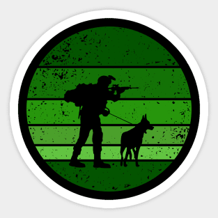 K-9 Team Sunset Sticker